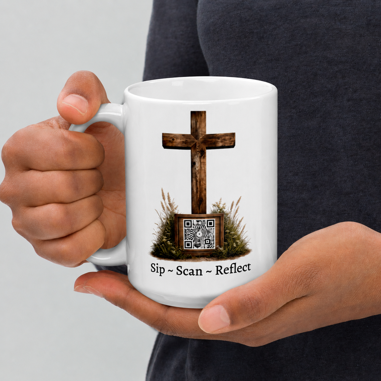 Walk By Faith mug back